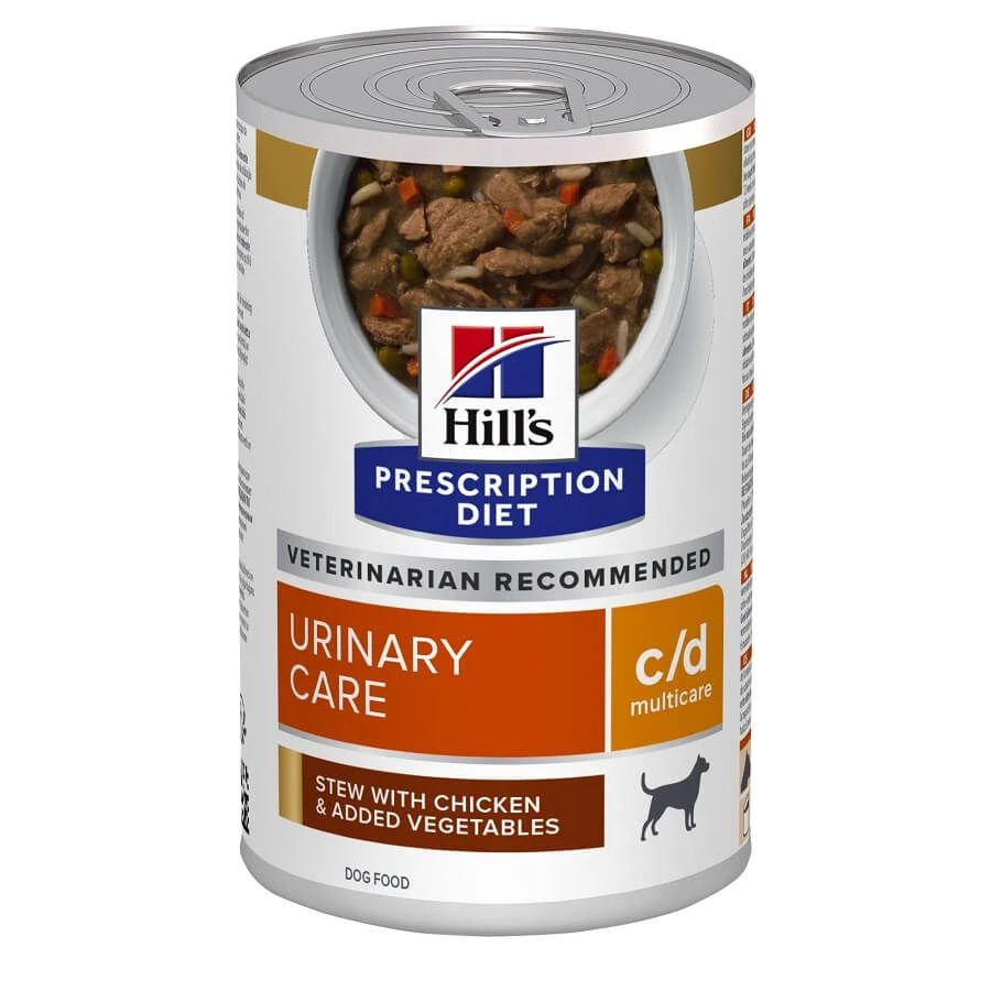 Hill's Prescription Diet Canine C/D Urinary Care Mijotés Au Poulet 12 X 354 Grs
