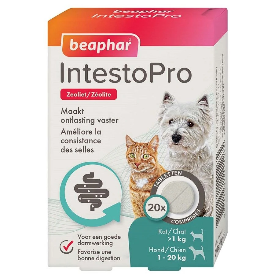 Beaphar IntestoPro Chat Chien < 20 Kg - 20 Cps