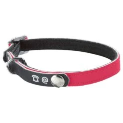 Bobby Collier Réfléchissant Porte-adresse Chat Rose