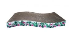 Bubimex Griffoir En Carton Ondulé Flamant Rose Avec Herbe à Chat