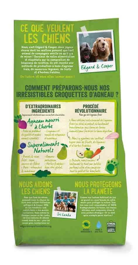 Edgard & Cooper Agneau Frais Sans Céréales Grand Chien Adulte 12 Kg – Image 2