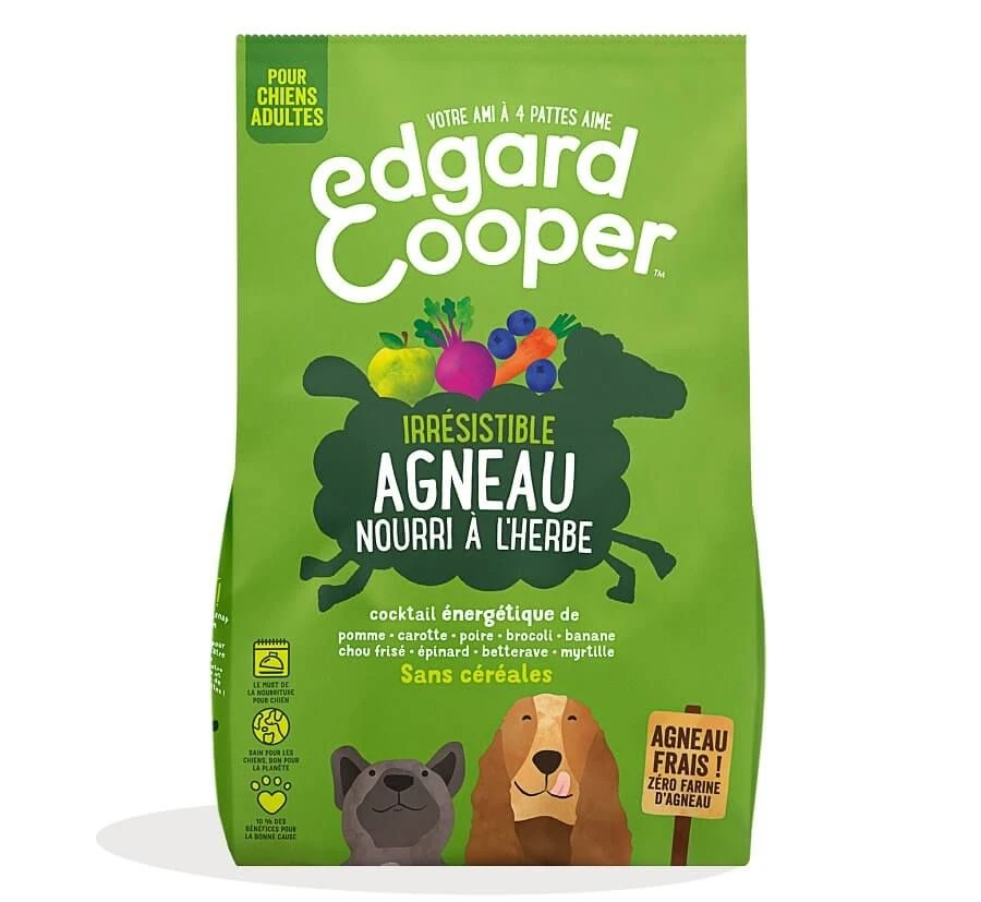 Edgard & Cooper Agneau Frais Sans Céréales Grand Chien Adulte 12 Kg