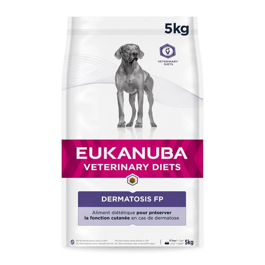 Eukanuba Veterinary Diets Dermatosis FP Chien 5 Kg – Image 2