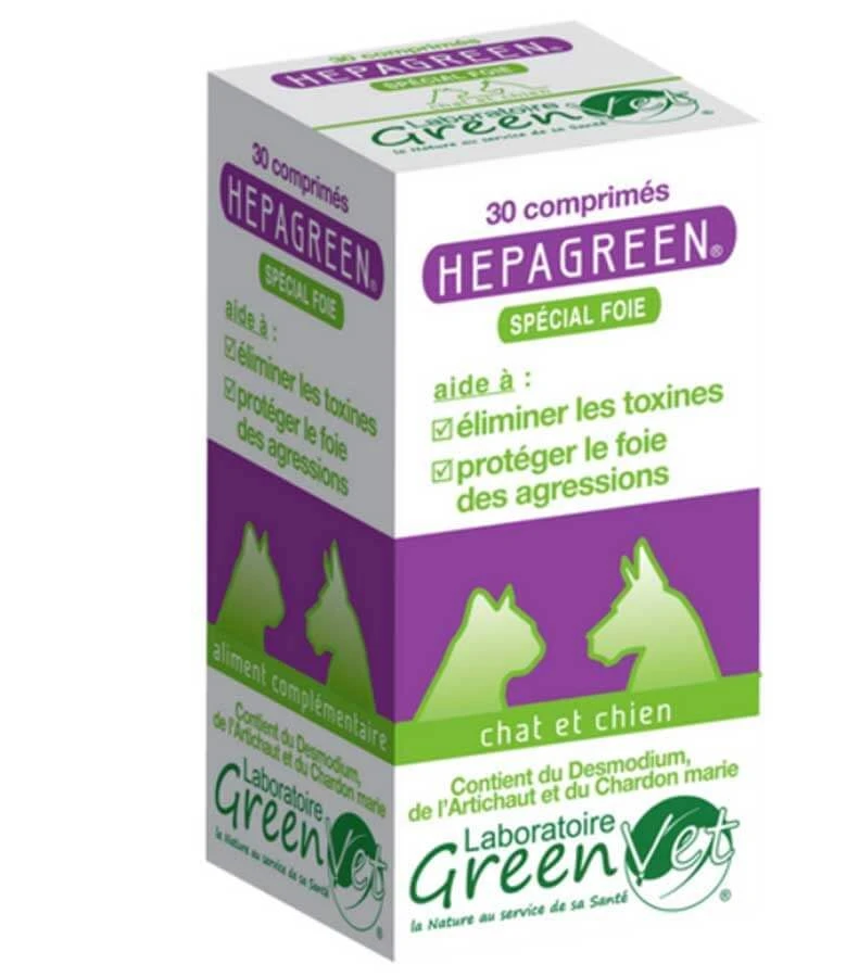 Hepagreen Spécial Foie Chien Et Chat 30 Cps