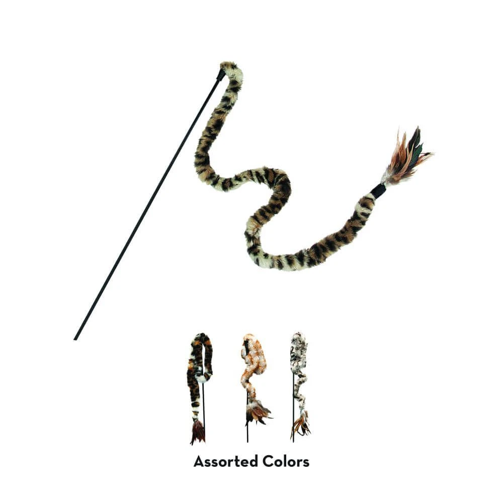 KONG Jouet Canne à Pêche Plumes Oiseau Pour Chat – Image 2