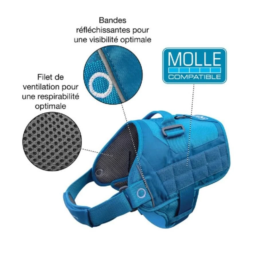 Kurgo Harnais RSG Townie Bleu Azur Pour Chien XL – Image 3