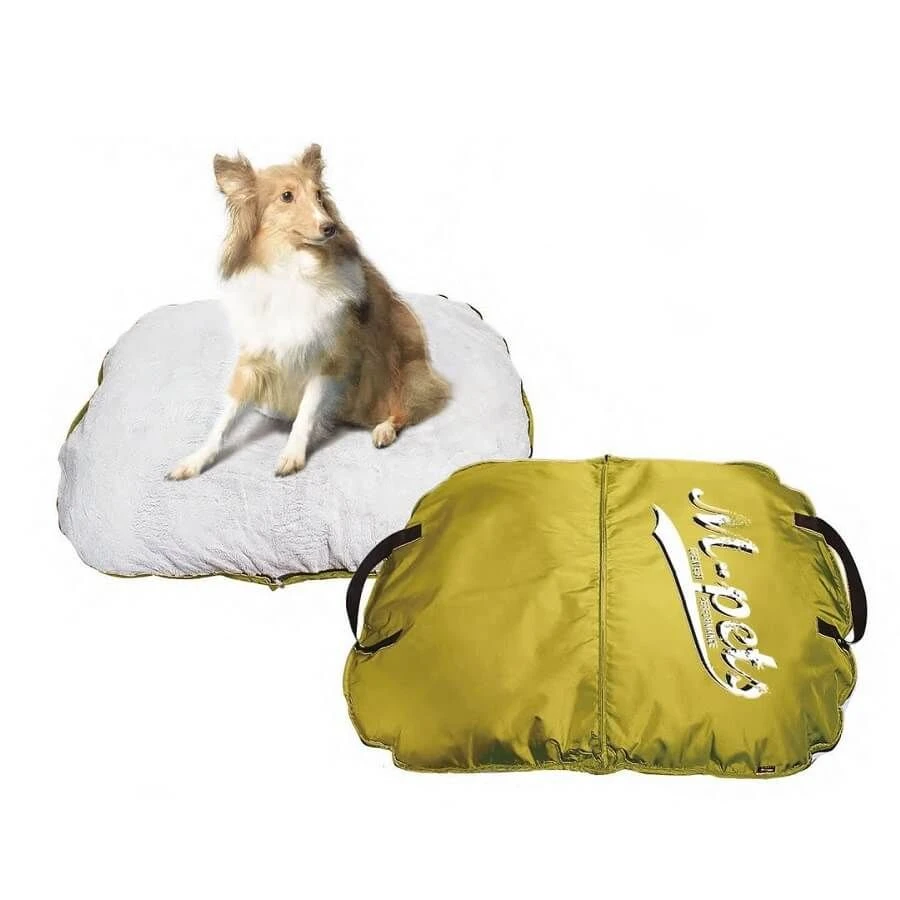 M-Pets Bilbao Coussin Pliable Jaune Moutarde L - Destockage – Image 2