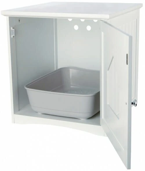 Trixie Cabane De Toilette Chat Blanc 49 × 51 × 51 Cm – Image 3