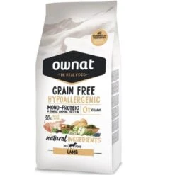 Ownat Grain Free Hypoallergenic Agneau Chien 3 Kg