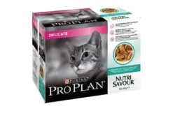 Purina Proplan Chat Nutrisavour Delicate Poisson 10 Pochons 85 G