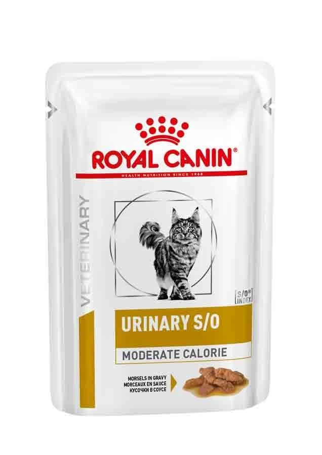 Royal Canin Vet Chat Urinary S/O Moderate Calorie Morceaux 12 X 85 G