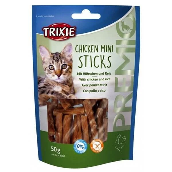 Trixie Premio Sticks Poulet & Riz Chat 50 G