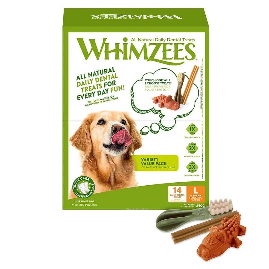 Whimzees Friandise Boîte Variété Chien L X14